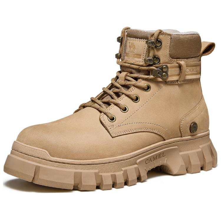 CAMEL CAMEL Comfortable And Breathable Short Combat Boots 4.5cm Men's