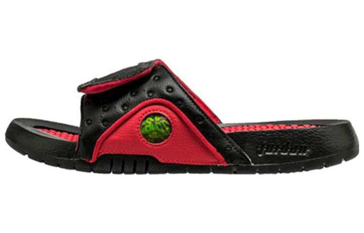 Jordan Jordan Rubber Sole Slide Slippers Women's Black Red