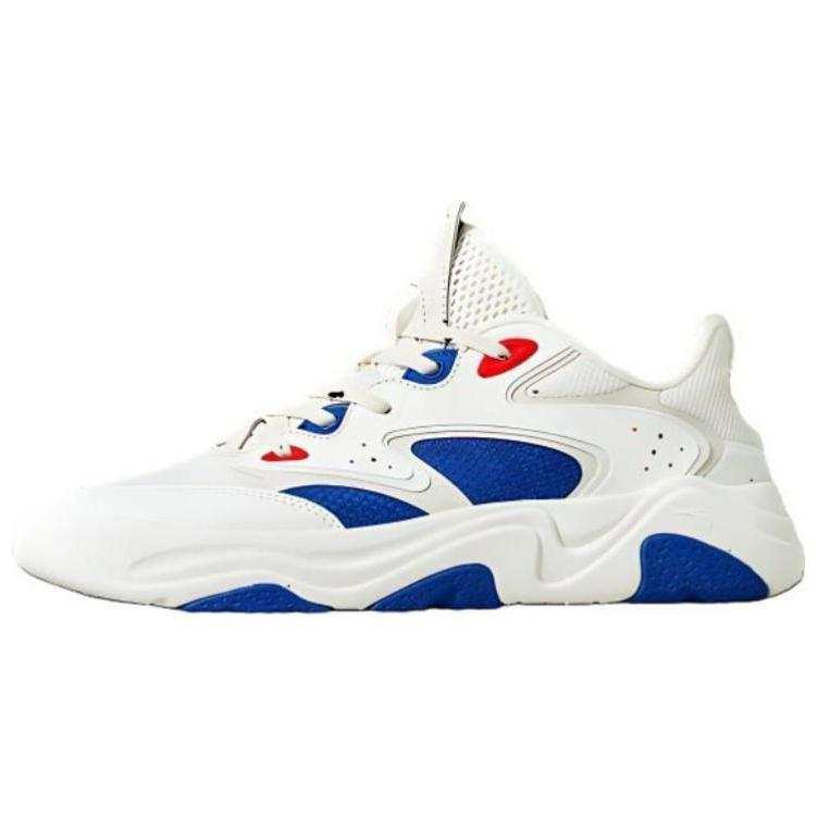 Anta Cushioning Abrasion Resistant Cushioning, Wear Resistant Low top Casual Shoes Men's White Blue