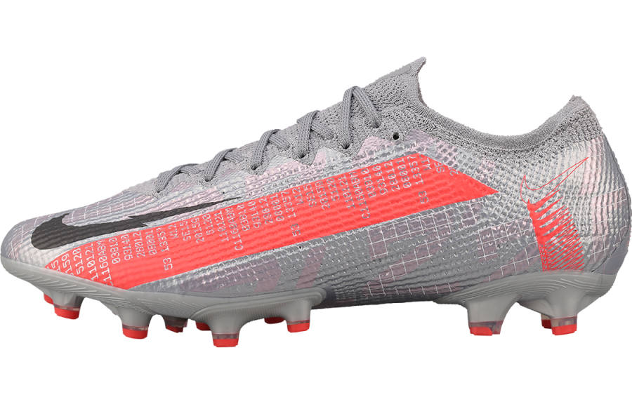 Nike Nike Mercurial Vapor 13 AG Artificial Ground Artificial Turf Coverage Soccer Shoes Unisex Gray Orange
