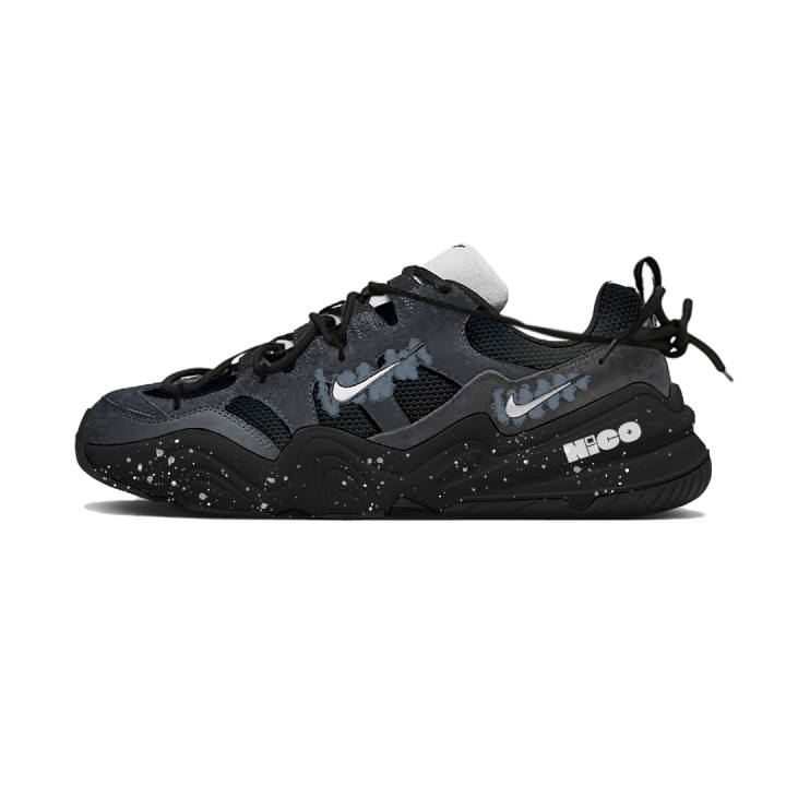 Nike Nike Tech Hera Landing On The Moon Mesh Breathable Low top Casual Shoes Unisex Gray