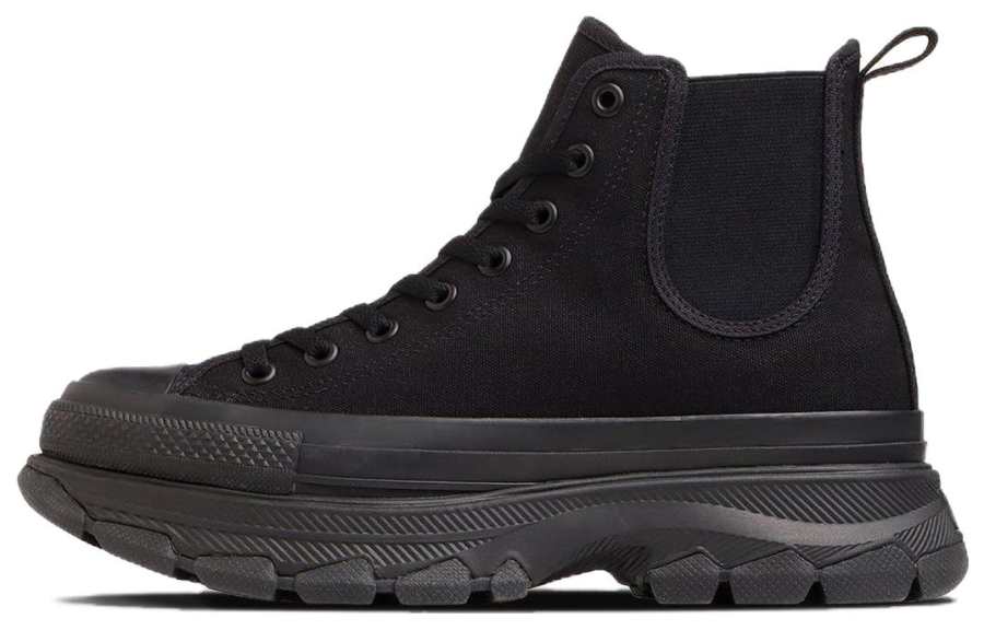 Converse All Star Trekwave Canvas Cushioning High top Casual Shoes Unisex Black Japan Version