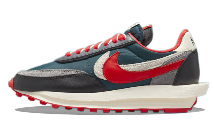 Nike Nike X Sacai X Undercover LDWaffle 'Midnight Spruce University Red'