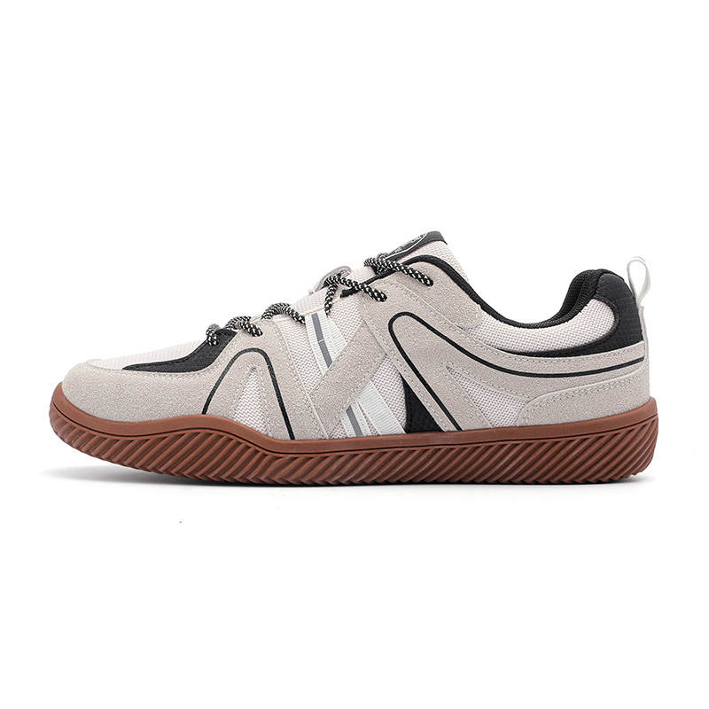 FEIYUE Abrasion-Resistant, Breathable, Lightweight Low-top Casual Shoes Men's Gray Light Beige Black
