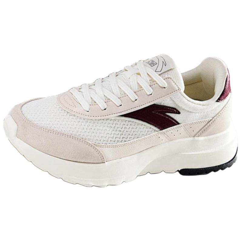 Anta Cushioning, Wear Resistant Low top Casual Shoes Men's White Gray Red