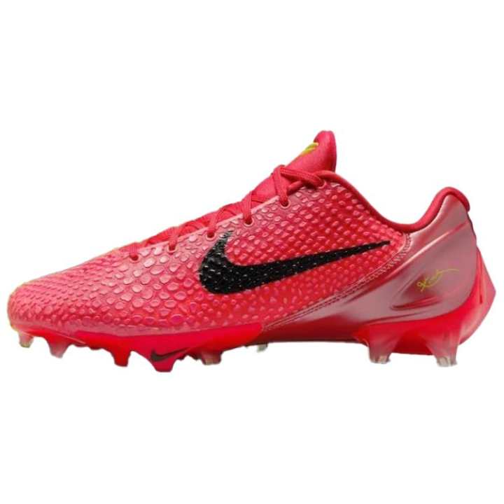 Nike Nike Zoom Kobe 6 Slip Resistant Abrasion Resistant Soccer Shoes Unisex Red