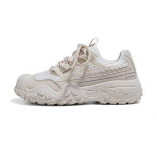 Poizon FEIYUE Slip-Resistant Abrasion-Resistant Low-top Casual Shoes Women's Ecru