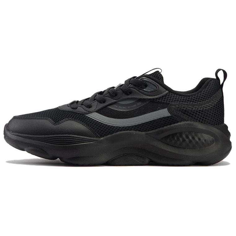 361° Abrasion Resistant Breathable Low top Casual Shoes Men's Black Gray