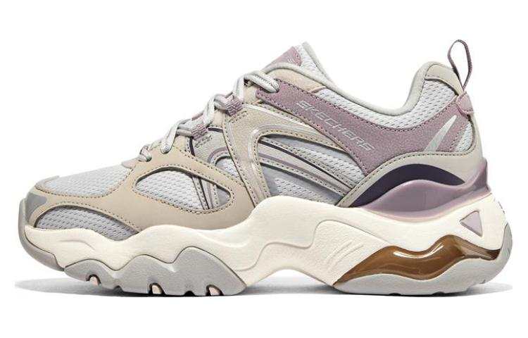 Skechers DLites 3.0 Air Sneakers 'Grey Purple Beige' Women's