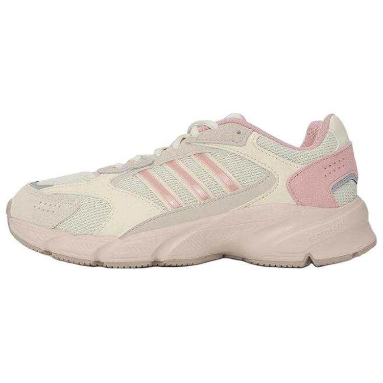 Adidas Adidas CRAZYCHAOS 2000 Synthetic Leather Slip Resistant Abrasion Resistant Low top Casual Shoes Women's Beige