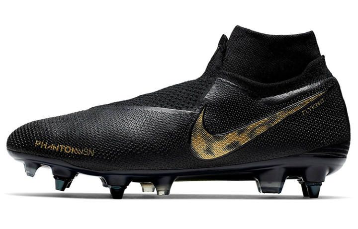 Nike Nike Phantom Vsn Elite Soccer Shoes Unisex Mid Top Black