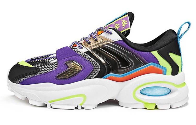 Kappa Casual Shoes Unisex Low Top Purple/White/Black/Blue/Orange/Green