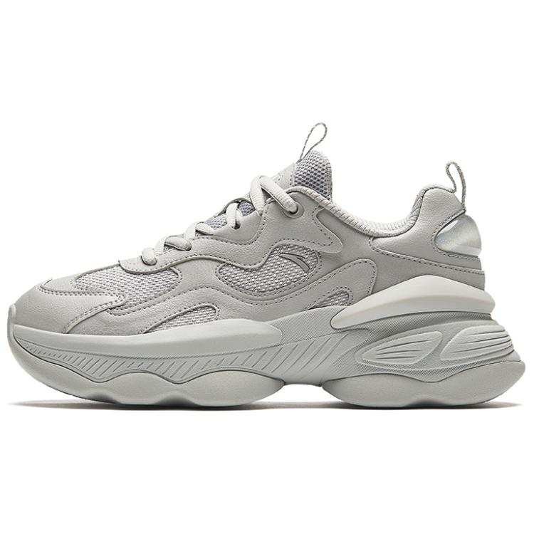 Anta Cushioning, Wear Resistant Low top Casual Shoes Women's Gray