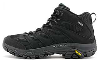 MERRELL MOAB 3 Synthetic Mid GTX Waterproof, Slip Resistant, And Breathable High top Casual Shoes Men's Black