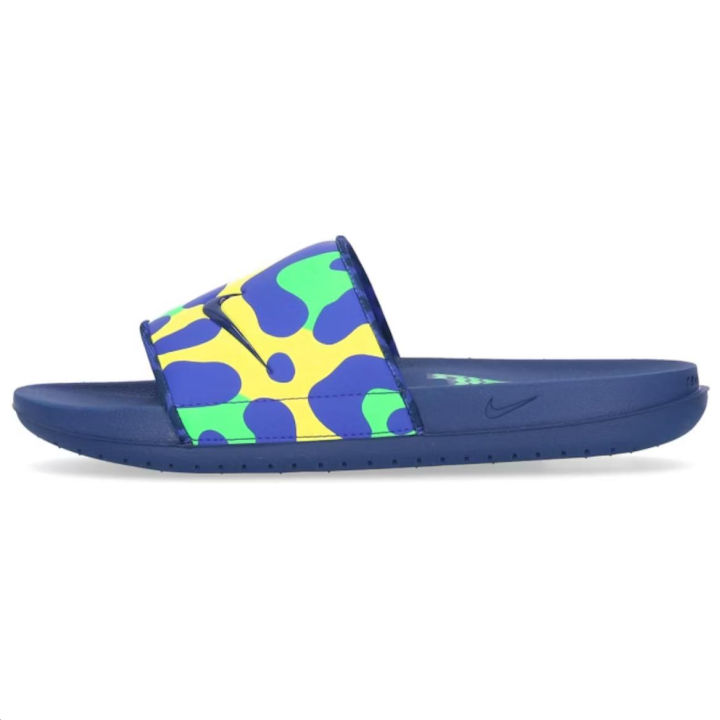 Nike Nike Offcourt Slide Dynamic Yellow Paramount Blue Green