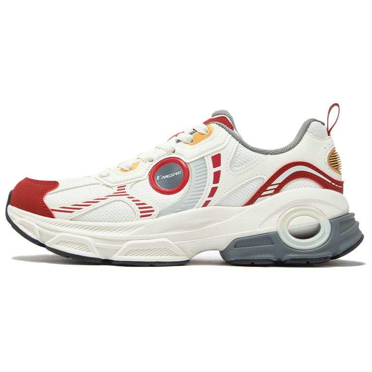 361° Cushioning Slip Resistant Low top Casual Shoes Men's White Red