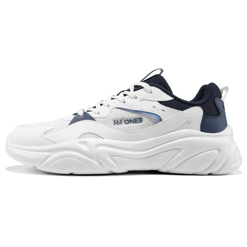 361° Abrasion Resistant Lightweight Wear resistant And Lightweight Low top Casual Shoes Men's White Blue