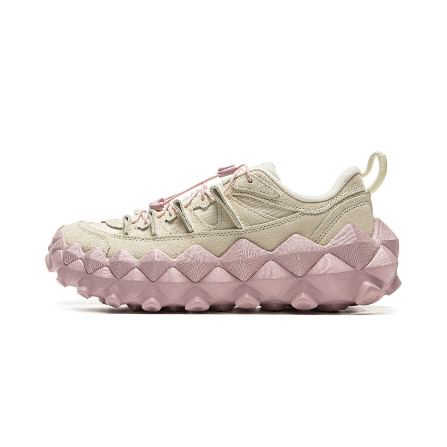 Li-Ning Li Ning Cushioning Rebound Low top Casual Shoes Unisex Gray Pink