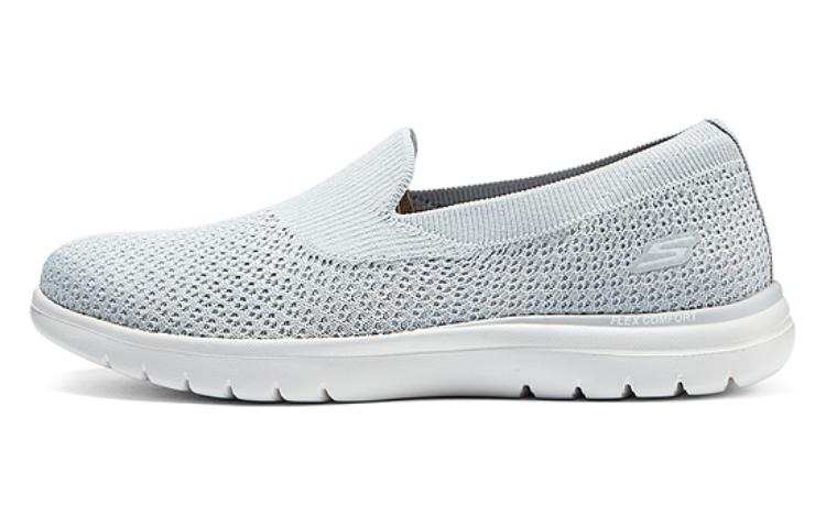 Skechers On The GO Fle Mesh, Textile Slip on Low top Casual Shoes Women's Light Gray