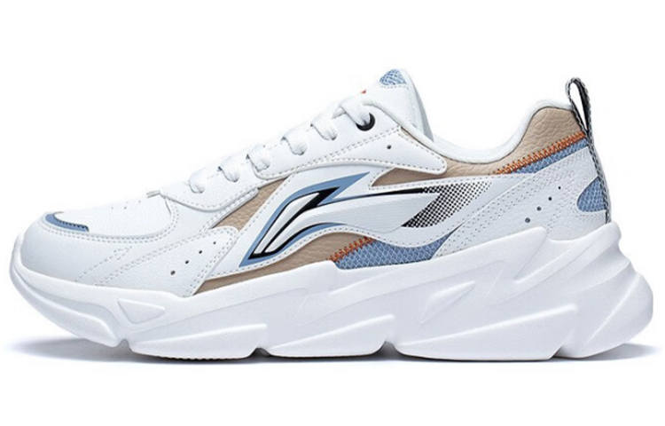 Li-Ning Li Ning Platform Low top Sports Casual Shoes Men's White Blue