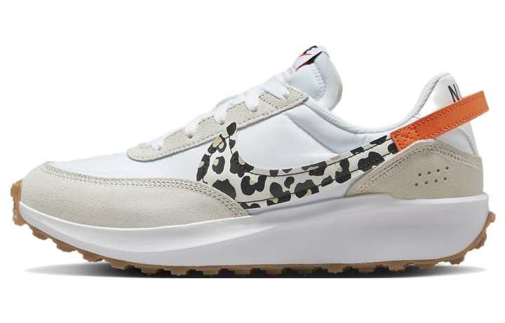 Nike Nike Waffle Debut White Team Orange Leopard Women's