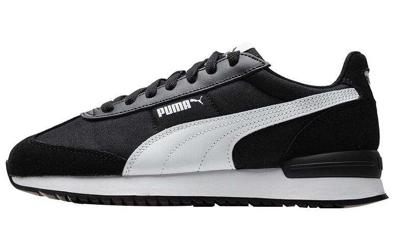 PUMA Turin 3 Fabric Cushioning Abrasion Resistant Breathable Low top Casual Shoes Unisex Black