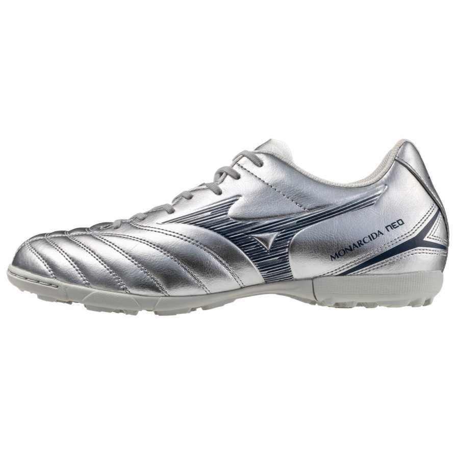 Mizuno Monarcida Neo 3 Soccer Shoes Unisex Silver