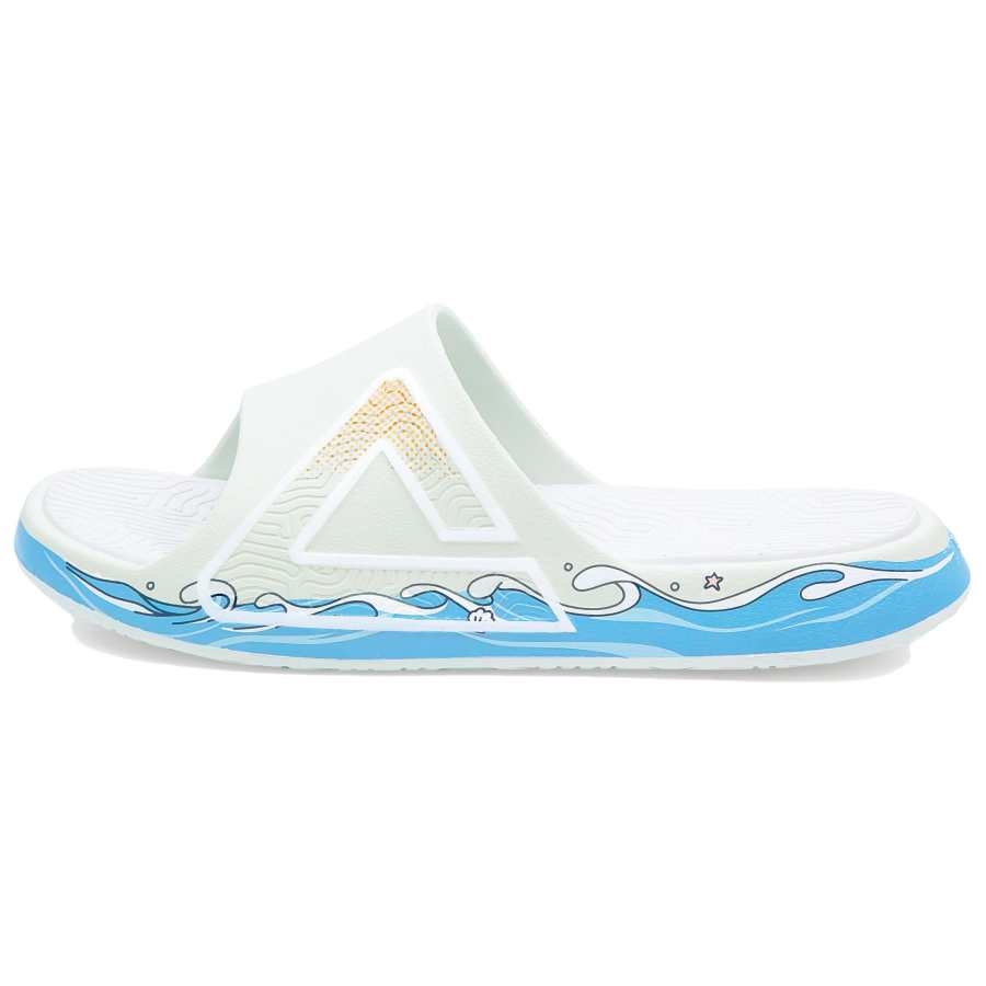 PEAK x ZUGUOSANSHALVHAIGUI Slide Slippers Men's Caribbean Blue