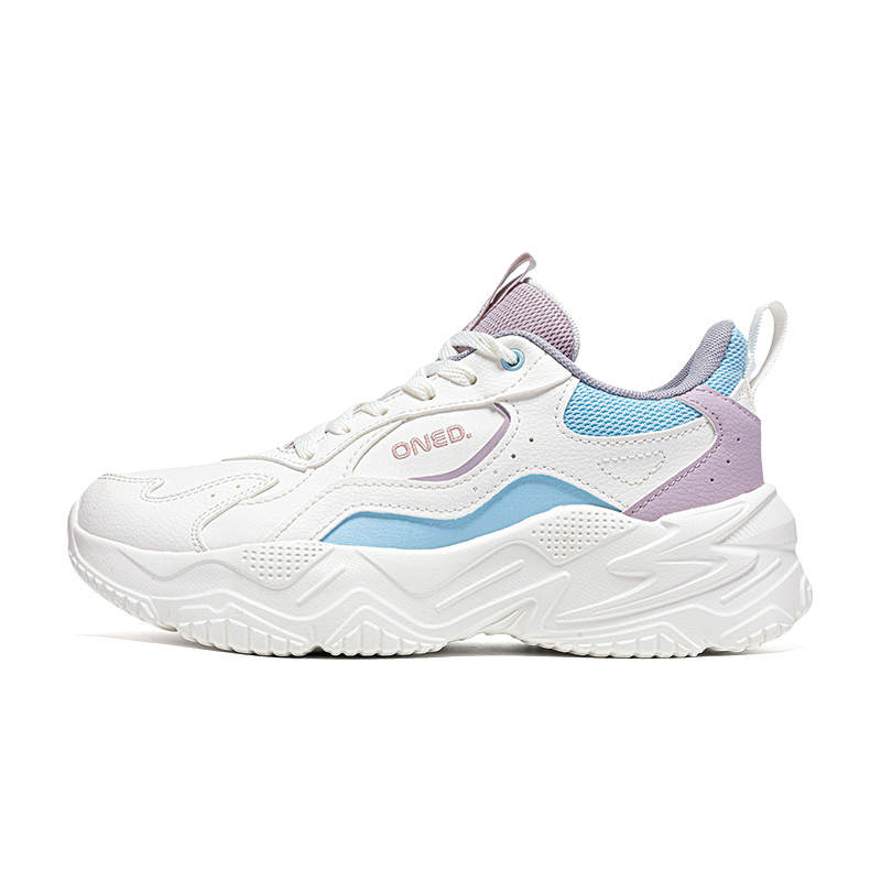 361° Cushioning Waterproof Support Low top Casual Shoes Women's Feather White Glacier Blue