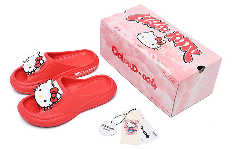 OLD ORDER OLD ORDER Quiet Slide Slippers Unisex True Red