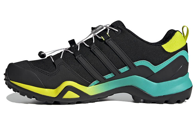 Adidas Adidas Terrex Swift R2 Gt Breathable Low top Outdoor Shoes Men's Black Green Yellow