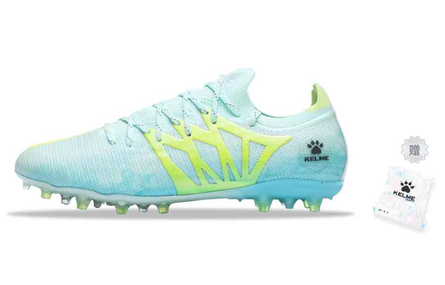 KELME Lightning 3.0 MG Multi Ground Slip Resistant Abrasion Resistant Soccer Shoes Men's Diving Green
