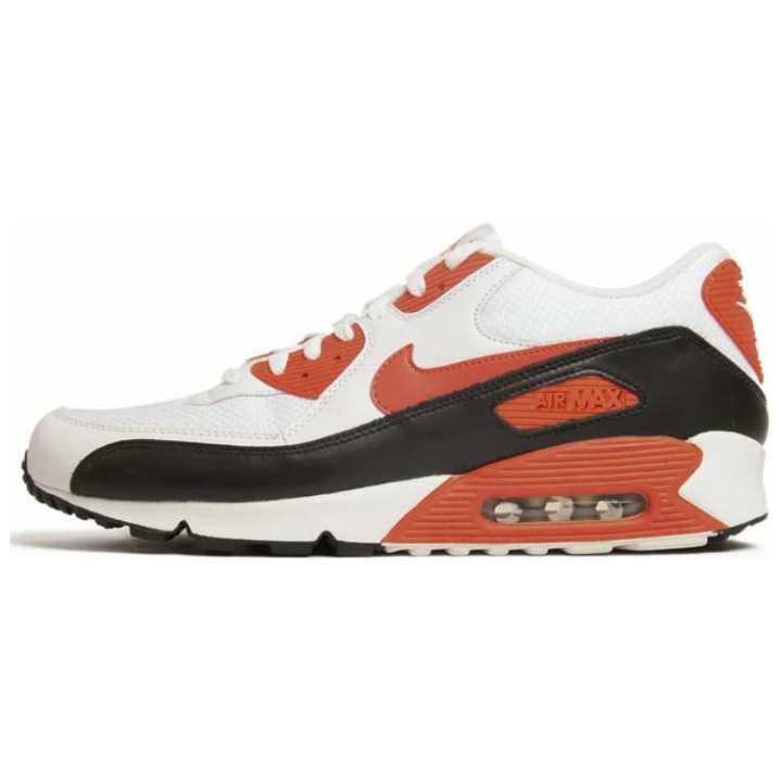 Nike Nike Air Max 90 Classic Low top Casual Shoes Men's White Orange Black