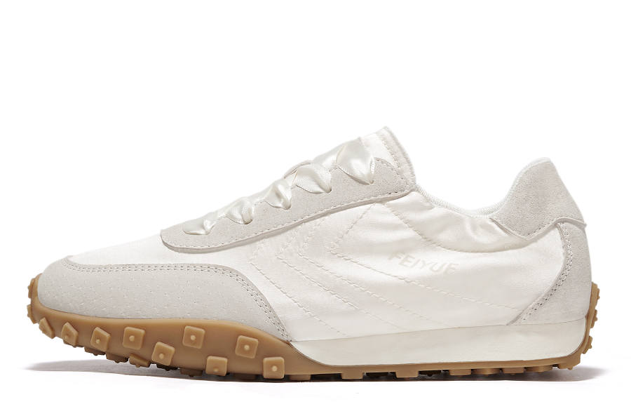 FEIYUE Slip-Resistant Abrasion-Resistant Low-top Casual Shoes Women's Beige