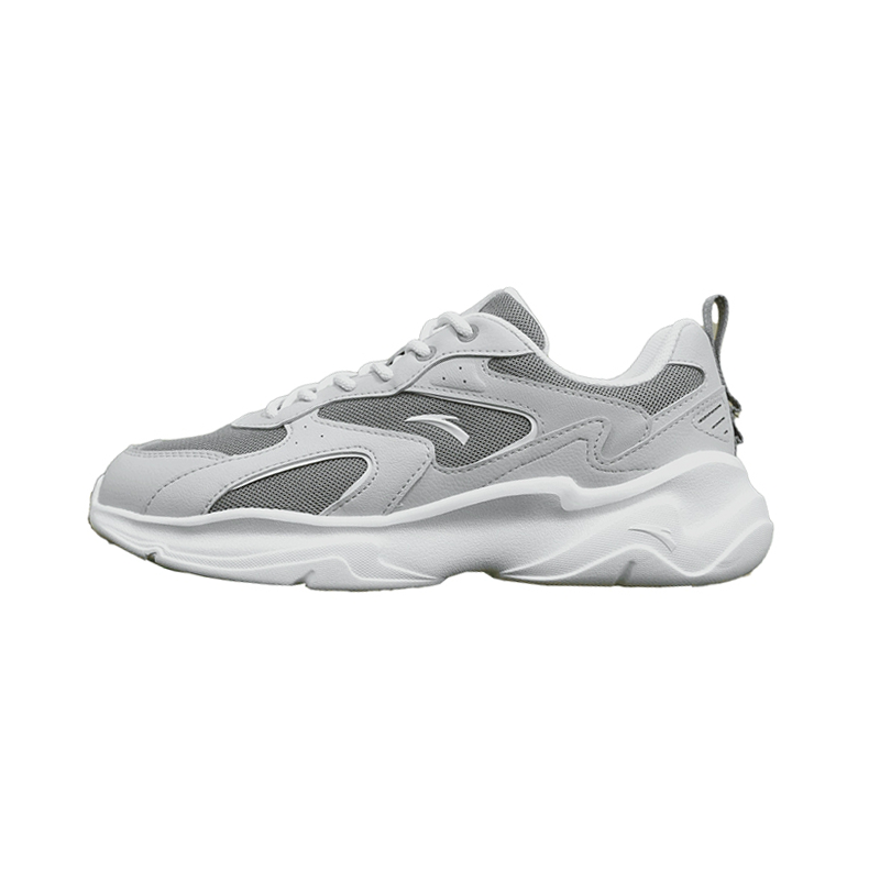 Anta Slip Resistant Abrasion Resistant Low top Casual Shoes Men's Gray
