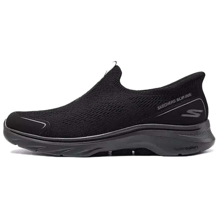 Skechers GO WALK 7 Abrasion Resistant Breathable Low top Casual Shoes Men's Black