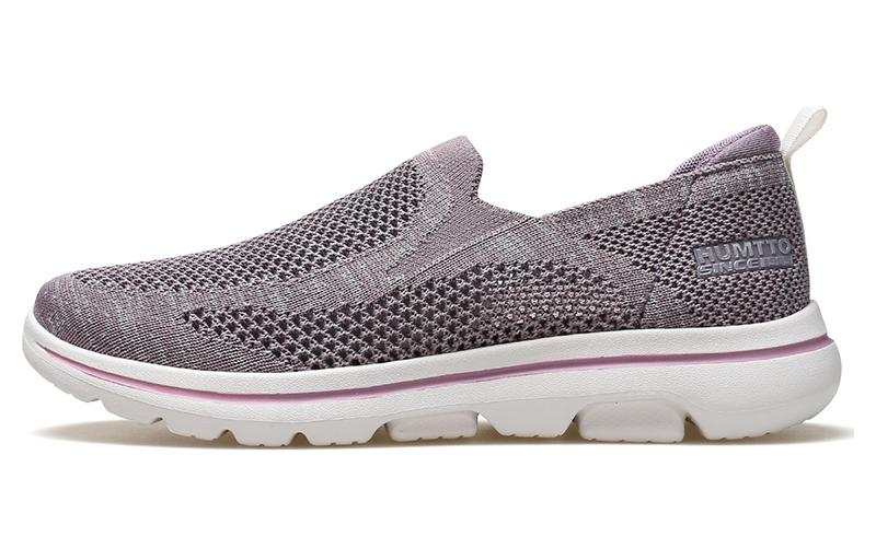 HUMTTO Comfortable Round Toe Slip Resistant Abrasion Resistant Low top Casual Shoes Women's Purple