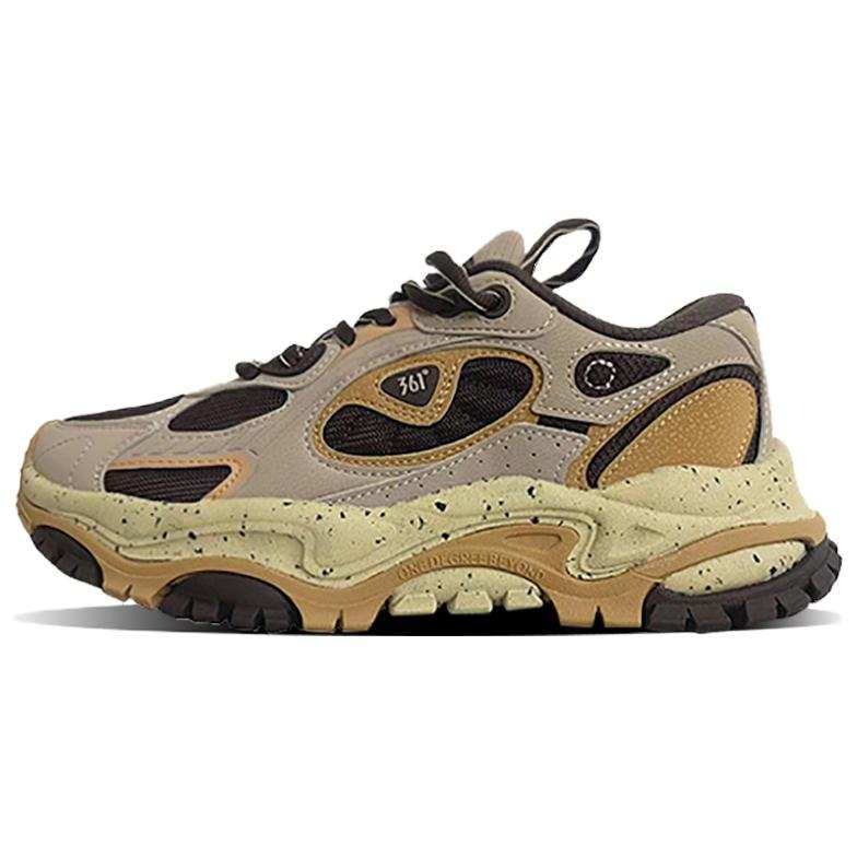 361° Slip Resistant Abrasion Resistant Low top Casual Shoes Men's Black Brown