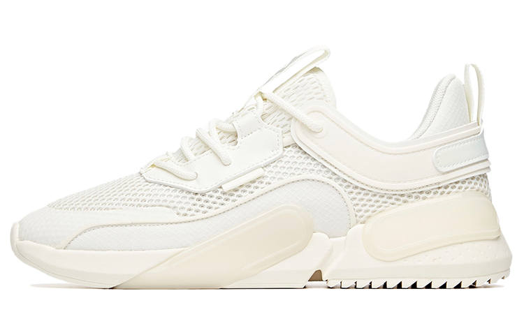 ANTA Rubik's Cube Casual Shoes Men's Low Top Ivory White