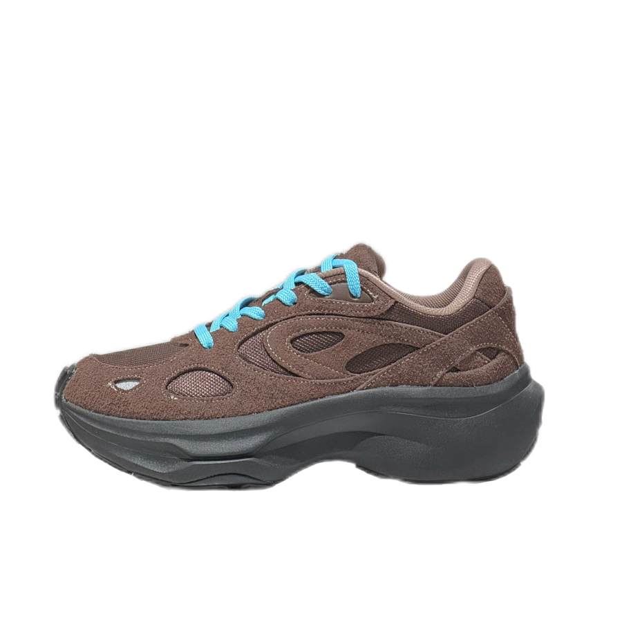 ANTA SNEAKERVERSE Cushioning, Wear Resistant Low top Casual Shoes Men's Mocha Ice Blue