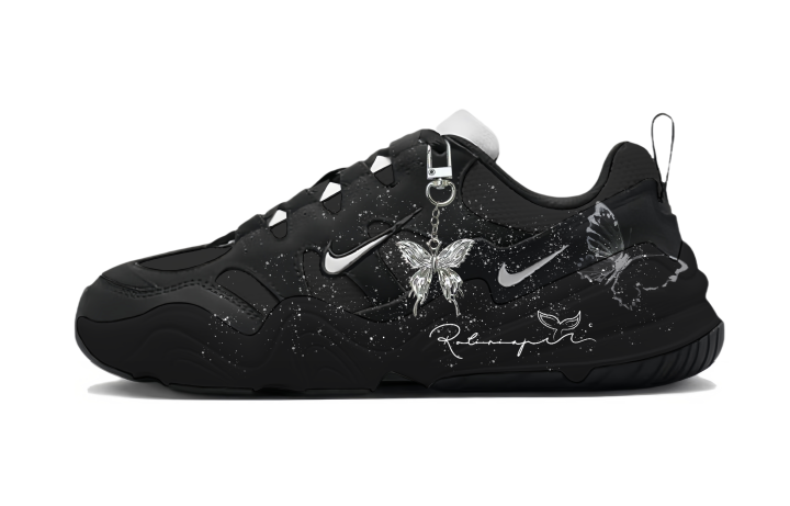 Nike Nike Tech Hera Black Butterfly Low top Casual Shoes Unisex Black
