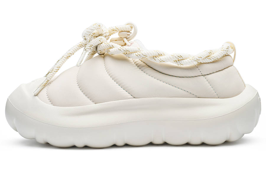 Kappa Back to Back Slip Resistant Thermal Slip Resistant Thermal Low top Casual Shoes Women's Ecru