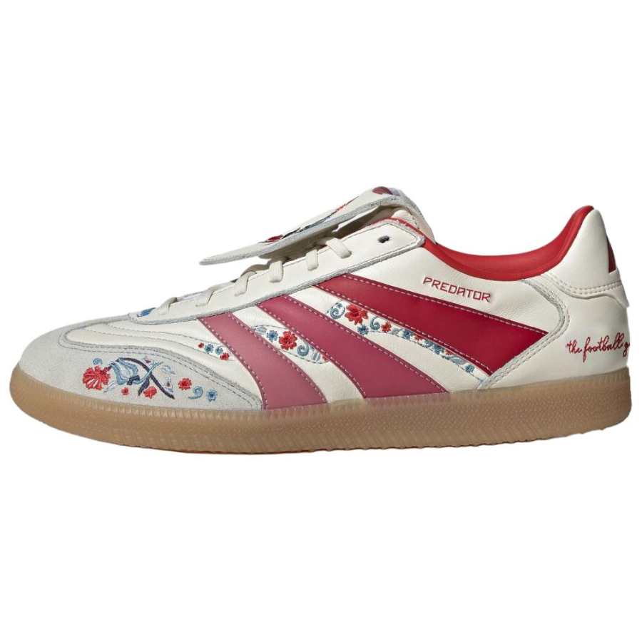 Adidas Adidas x Football Gal PREDATOR FREESTYLE German Army Trainers Unisex Beige Red