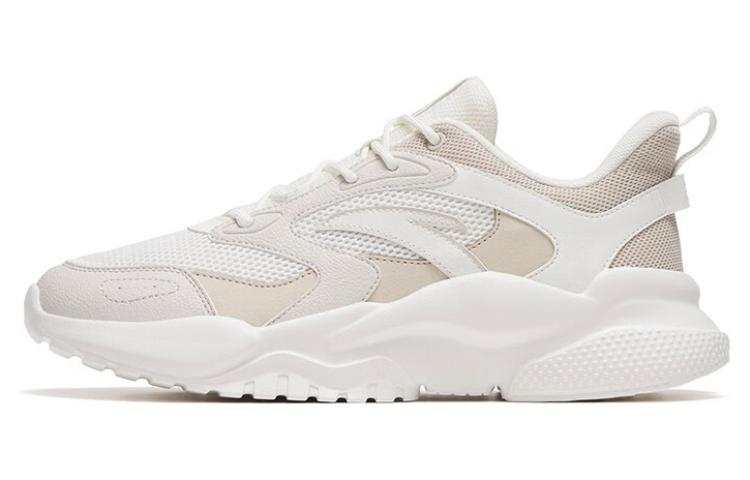 Anta Chao Bai TD Cushioning Slip Resistant Abrasion Resistant Low top Sports Casual Shoes White Gray