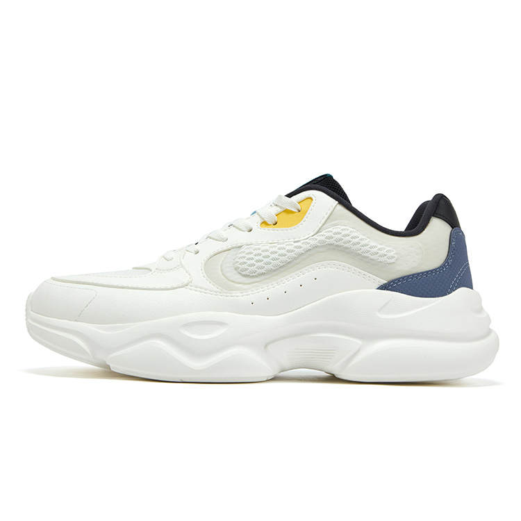 361° Surge Collection Cushioning, Wear Resistant Low top Casual Shoes Men's White Black