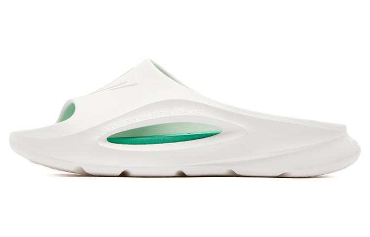 QIAODAN Toxic Slippers Slide Slippers Men's White Green