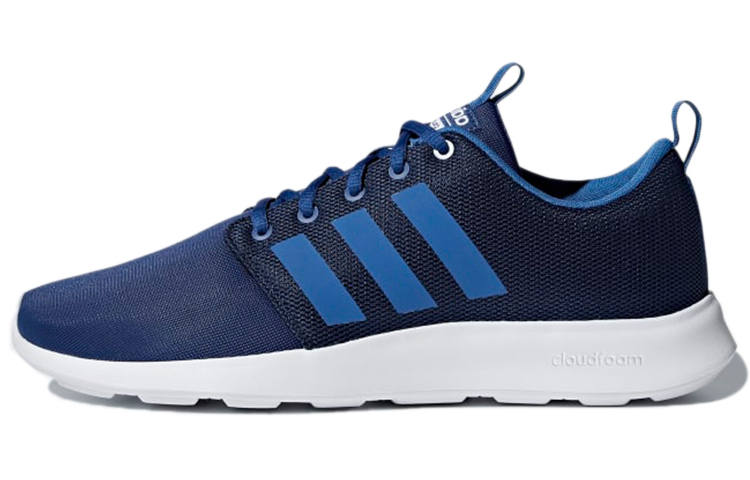 Adidas Adidas Cloudfoam Swift Racer Comfortable And Breathable Low top Athletic Shoes Men's Ink Blue