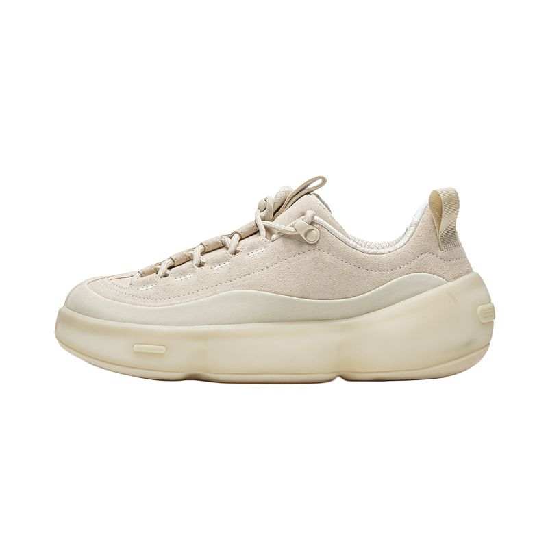Li-Ning Li Ning Abrasion Resistant Breathable Coverage Low top Casual Shoes Unisex Xuan Paper White