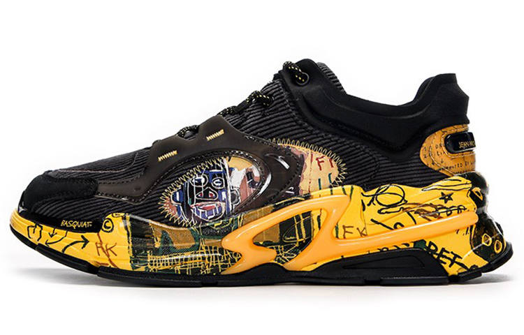 Anta Millennium 3.0 Low top Running Shoes Men's Black Yellow