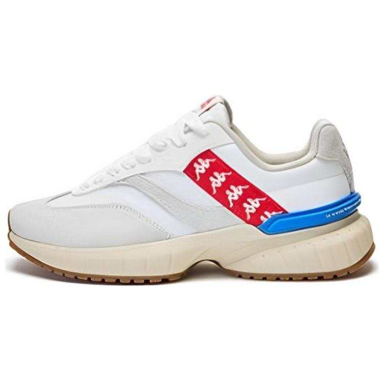 Kappa Slip Resistant Abrasion Resistant Low top Casual Shoes Unisex White